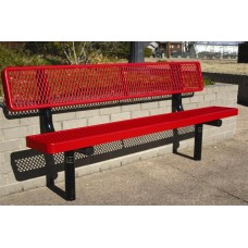 B6WBULS Ultra Leisure Series Bench 6 foot with back inground