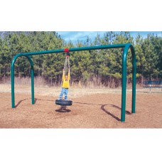 Arched Frame Tire Swing - 1 Bay, 5 Inch post