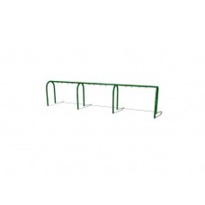 Arched Swing Frame - 3 Bay, 5 Inch post