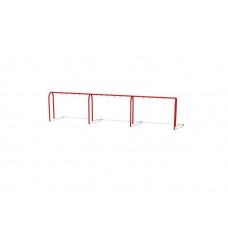Arched Swing Frame - 3 Bay, 3.5 Inch post