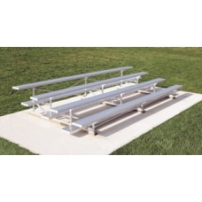 Low Rise Aluminum bleacher 7.5 Foot Long 4 Row with Double Foot s