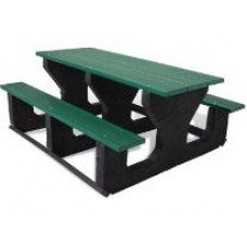 Hexagon Recycled Gray Table Portable
