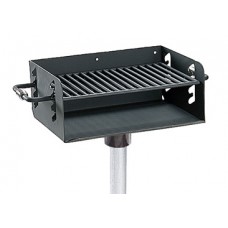 ADA Rotating Pedestal Grill with 3.5Inch O.D. Post 280 SQ Inch