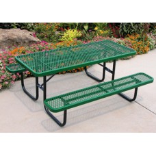 8 Foot Double Sided ADA Heavy Duty Table Aluminum