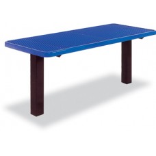 8 Foot Multi Pedestal Table Inground Perforated