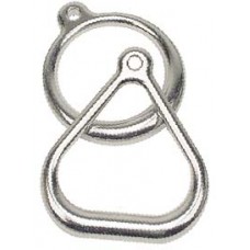 Trapeze Ring - Aluminum - 6 inch O.D. Wider hand grip 1 inch grip