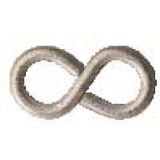 Closed S-Hook 1 4x 2 inch Figure 8 Galvanized. Residential use only