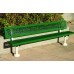 Regal Style Bench B8WBRCSM 8 foot with back surface mount