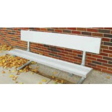 15 foot Aluminum Plank Bench with Back Portable