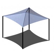 Four Post Pyramid Shade Cover 15x15