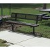 Regal Style Bench B6WBRCS 6 foot with back inground