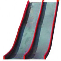 Straight Double Slide Stainless Steel Bedway