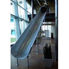 Aluminum Trough Chute Slide for 8 foot Deck Height