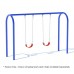 Arched Swing Frame - 1 Bay, 3.5 Inch post