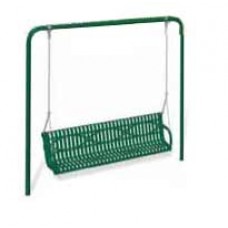 6 Foot Contour Swing Bench Perforated