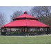 Octagon Shelter Double Tier All Steel 24 ga Precut Metal Roof 16 foot