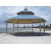 Hexagon Shelter Two Tier Steel 24 ga TG Deck 29 ga metal roof 36 ft