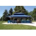 Four Side Shelter Double Tier TG Deck 29 ga Metal Roof Square 24 foot