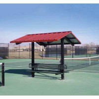 12x12 Basic Gable End Mini-Shelter All Steel 24-ga Precut Metal Roof