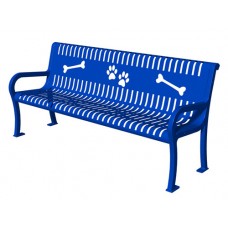 4 Foot Doggie Bench With Arms DL-95454