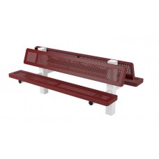 B6WBINNVD4-4S Innovated Style Bench 6 foot with back inground