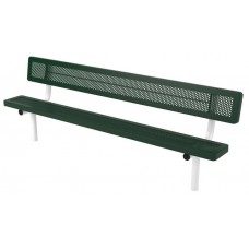 B8WBINNVSM Innovated Style Bench 8 foot with back surface mount