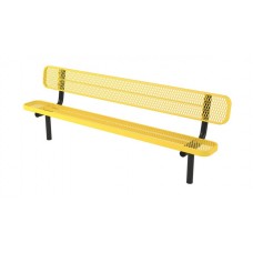 B8WBULSM Ultra Leisure Series Bench 8 foot with back surface mount