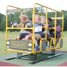 Rockin Time School Bus 6 Seater With Springs