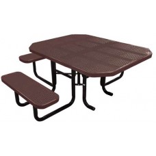 46x58 Octagonal ADA Perforated Table Portable