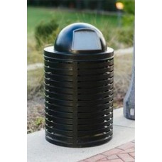 32 Gallon Horizontal strap Trash Receptacle