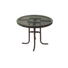 30 Inch High Food Court Round Table Solid Top