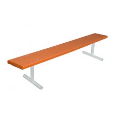 6 or 8 foot SURFACE MOUNT FRAME ONLY 9 foot 42 BENCH without BACK