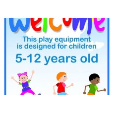 Welcome sign 5 to 12 years