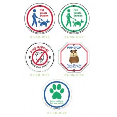 Pet Waste Station Sign Green