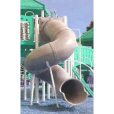 Spiral Tube Slide 24 inch diameter 72 inch deck 360 Degree