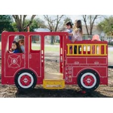 Metro Fire Truck Spring Mounted