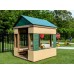 5x5 Playhouse with polytone skin and TREX floor includes 4 shutters