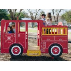 Metro Fire Truck Post Mounted