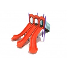 5 Foot Deck Freestanding Sectional Triple Split Slides