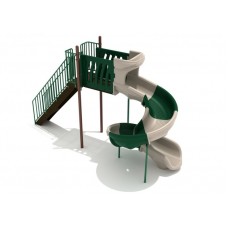 7 Foot Deck Freestanding Sectional Spiral Slide