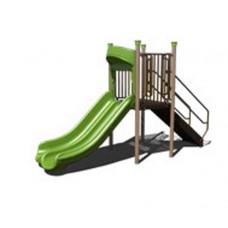 AFR0238XX 5 foot deck freestanding DOUBLE Bedway Slide