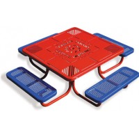 46 inch PRESCHOOL SQUARE TABLE, DIAMOND ROLLED EDGE