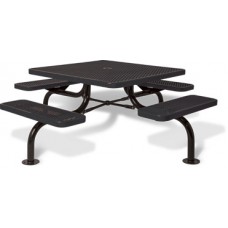 3 SEAT 46 Inch OCTAGON TABLE DIAMOND ROLLED EDGE IN GROUND PC FRAME