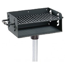 ROTATING PEDESTAL GRILL UTILITY SHELF 300 SQ IN