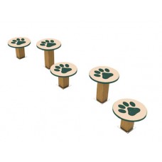 Recycled Stepping Paws Set of 5