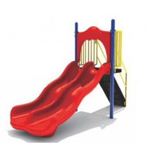 4 foot Free Standing Double Wave Slide