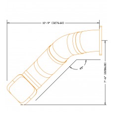 5 foot Deck Height Slide 30 inch diamter VEER Left or Right