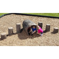 4 foot LOG TUNNEL