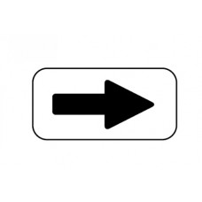 Trike Directional Arrow Sign