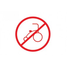 No Trikes Sign
